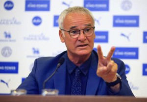 Leicester City new manager Claudio Ranieri speaks at a press conference at the King Power Stadium, Leicester England Monday July 20, 2015. (Mike Egerton/PA via AP) UNITED KINGDOM OUT NO SALES NO ARCHIVE