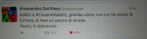 Tweet Del Piero 