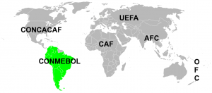 CONMEBOL-Map