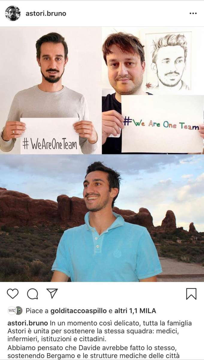 Bruno Astori campagna #WeAreOneTeam