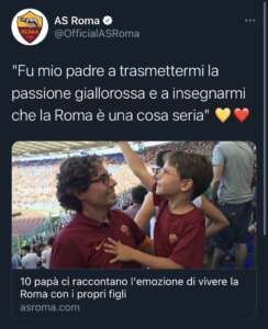 asroma papà